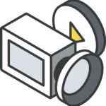 Video icon for digital marketing and facebook meta ads.